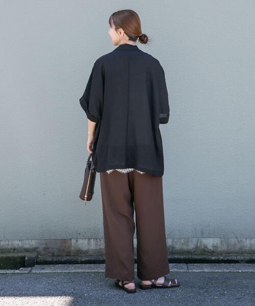 ITEMS URBANRESEARCH(アイテムズ アーバンリサーチ)の「シアードルマンジャケット(その他アウター・レディース・グレー系その他/ブラック/ブラウン・FREE)」の13枚目の写真
