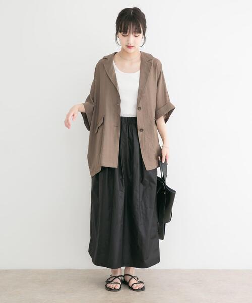 ITEMS URBANRESEARCH(アイテムズ アーバンリサーチ)の「シアードルマンジャケット(その他アウター・レディース・グレー系その他/ブラック/ブラウン・FREE)」の21枚目の写真