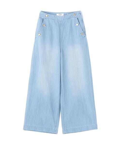 N.(N. Natural Beauty Basic)(エヌエヌナチュラルビューティーベーシック)の「【Healthy DENIM】デニムマリンパンツ(デニムパンツ・レディース・ネイビー/ブルー・MEDIUM/SMALL)」の3枚目の写真