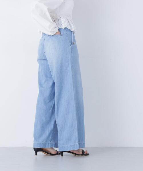 N.(N. Natural Beauty Basic)(エヌエヌナチュラルビューティーベーシック)の「【Healthy DENIM】デニムマリンパンツ(デニムパンツ・レディース・ネイビー/ブルー・MEDIUM/SMALL)」の11枚目の写真