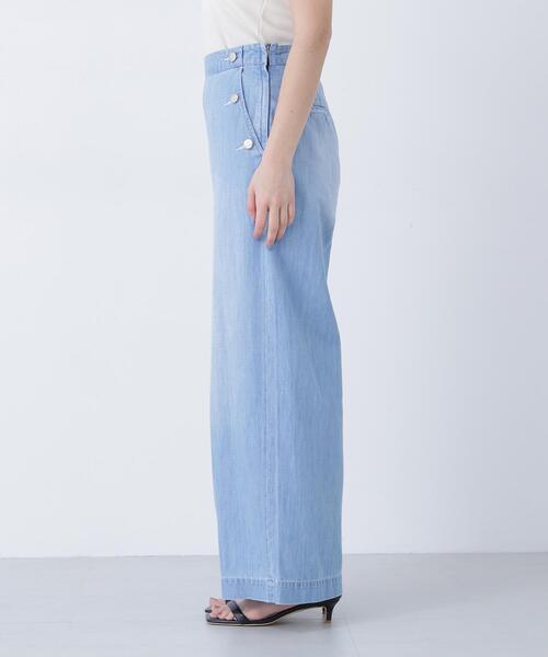 N.(N. Natural Beauty Basic)(エヌエヌナチュラルビューティーベーシック)の「【Healthy DENIM】デニムマリンパンツ(デニムパンツ・レディース・ネイビー/ブルー・MEDIUM/SMALL)」の17枚目の写真