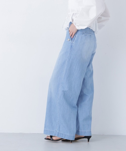 N.（N. Natural Beauty Basic）（エヌエヌナチュラルビューティーベーシック）の「【Healthy DENIM】デニムマリンパンツ（デニムパンツ・レディース・ネイビー/ブルー・MEDIUM/SMALL）」の11枚目の写真