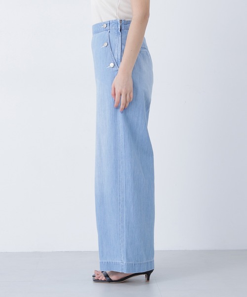 N.（N. Natural Beauty Basic）（エヌエヌナチュラルビューティーベーシック）の「【Healthy DENIM】デニムマリンパンツ（デニムパンツ・レディース・ネイビー/ブルー・MEDIUM/SMALL）」の15枚目の写真