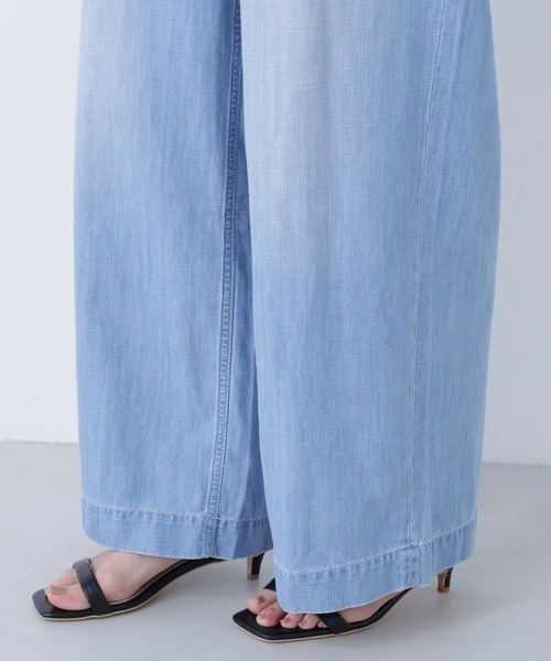 N.（N. Natural Beauty Basic）（エヌエヌナチュラルビューティーベーシック）の「【Healthy DENIM】デニムマリンパンツ（デニムパンツ・レディース・ネイビー/ブルー・MEDIUM/SMALL）」の21枚目の写真