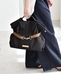 quaranciel | quaranciel: ラインベルト 2way ショルダー トート バッグ（A4対応）(トートバッグ)