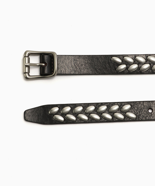 LEMAIRE(ルメール)の「LEMAIRE(ルメール) ALMOND STUD BELT(ベルト・メンズ・ブラウン・90/85/80)」の2枚目の写真