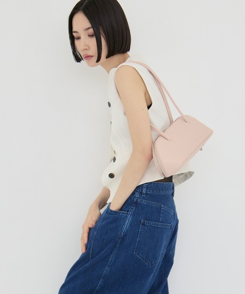 STUDIOUS（ステュディオス）の「FIGRE BOSTON S（ショルダーバッグ・レディース・ピンク/アイボリー/ブラック・FREE）」の3枚目の写真