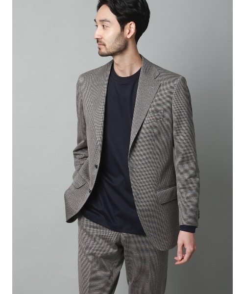 SUIT SQUARE（スーツスクエア）の「クルーネックTシャツ／長袖／ウォッシャブル／形態安定／シルケットスムースコットン／無地（Tシャツ/カットソー・メンズ・ネイビー/グレー/ホワイト・L/M/S/LL）」の22枚目の写真