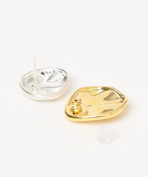 quaranciel(カランシエル)の「quaranciel: メタル モチーフ レイヤード ピアス(ピアス(両耳用)・レディース・ゴールド・ONE SIZE)」の3枚目の写真