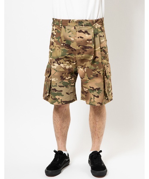 430（フォーサーティ）の「mp14916- CAMO ESLOT CARGO SHORTS カーゴショートパンツ(26-097)（その他パンツ・メンズ・グレー系カモフラージュ/ブラウン系カモフラージュ/カモフラージュ/グリーン系カモフラージュ・3/2/1）」の13枚目の写真