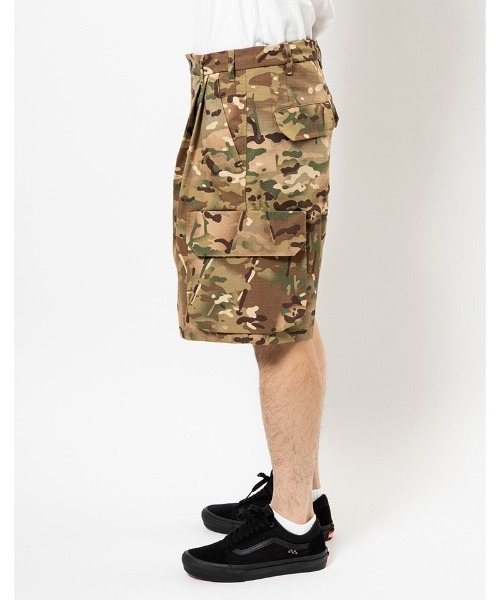 430（フォーサーティ）の「mp14916- CAMO ESLOT CARGO SHORTS カーゴショートパンツ(26-097)（その他パンツ・メンズ・グレー系カモフラージュ/ブラウン系カモフラージュ/カモフラージュ/グリーン系カモフラージュ・3/2/1）」の14枚目の写真