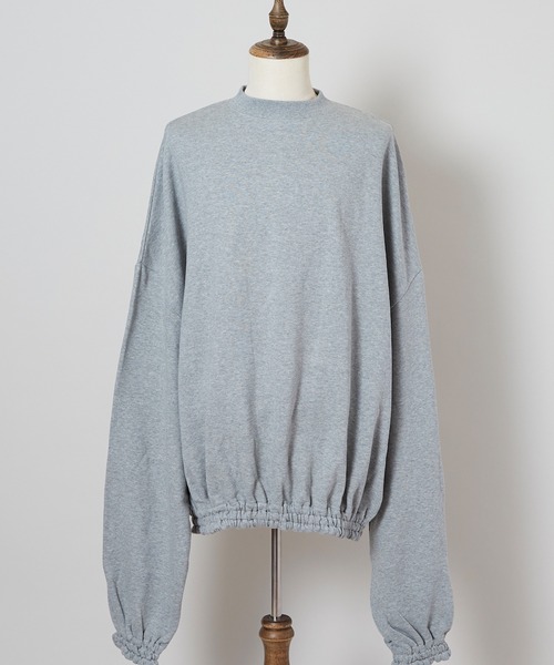 SHINYAKOZUKA(シンヤコヅカ)の「UPCYCLED HOME GIANT CREW(スウェット・メンズ・ヘザーグレー・X-SMALL/MEDIUM/SMALL)」の1枚目の写真