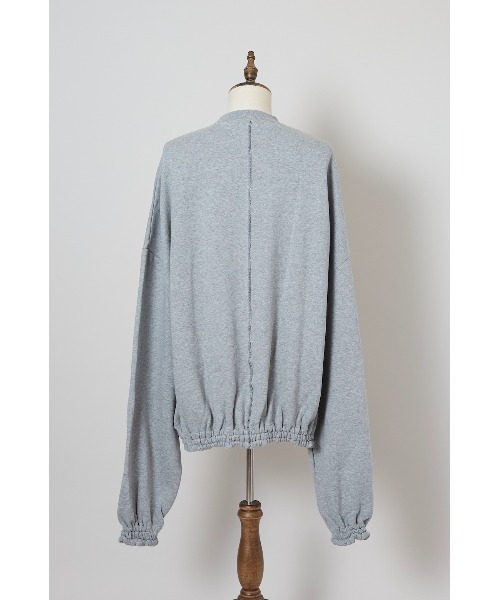 SHINYAKOZUKA(シンヤコヅカ)の「UPCYCLED HOME GIANT CREW(スウェット・メンズ・ヘザーグレー・X-SMALL/MEDIUM/SMALL)」の5枚目の写真