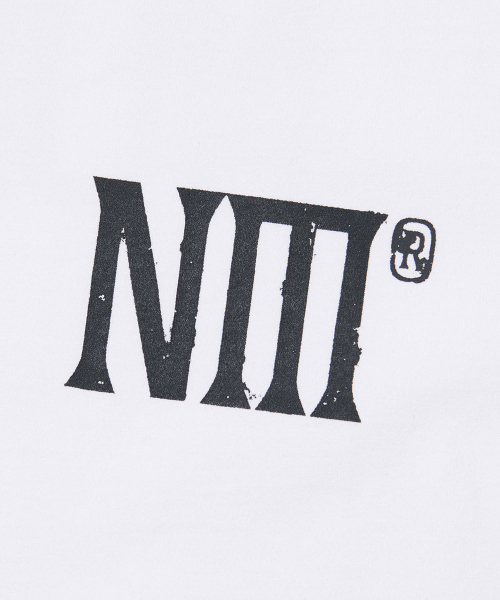 NOMANUAL(NOMANUAL)の「TWO FACE LOGO T-SHIRT - WHITE(Tシャツ/カットソー・レディース・その他・LARGE/MEDIUM/SMALL/X-LARGE)」の3枚目の写真
