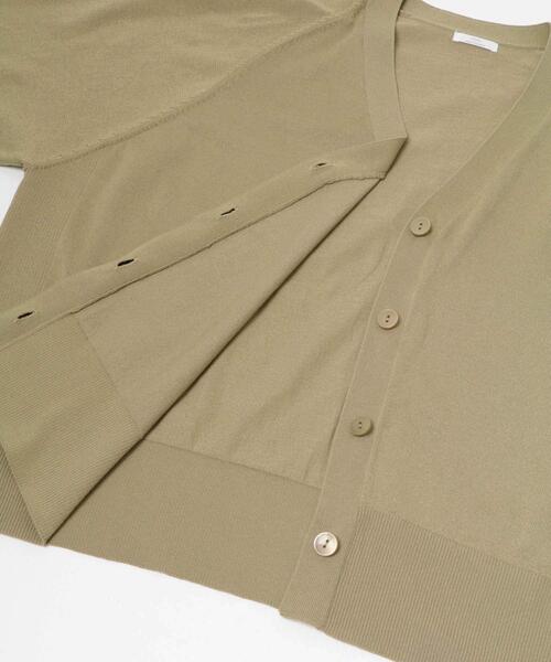 ITEMS URBANRESEARCH（アイテムズ アーバンリサーチ）の「Vネックオーバーカーディガン(楽着シリーズ)（ニット/セーター・レディース・オフホワイト/ブラック/ベージュ/レッド・FREE）」の15枚目の写真