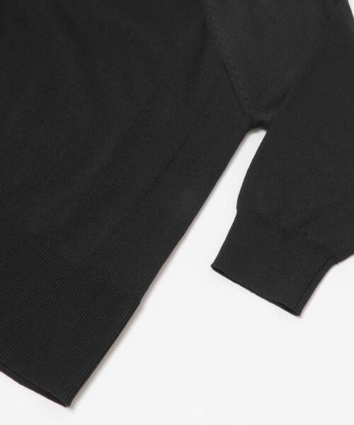 ITEMS URBANRESEARCH（アイテムズ アーバンリサーチ）の「Vネックオーバーカーディガン(楽着シリーズ)（ニット/セーター・レディース・オフホワイト/ブラック/ベージュ/レッド・FREE）」の6枚目の写真