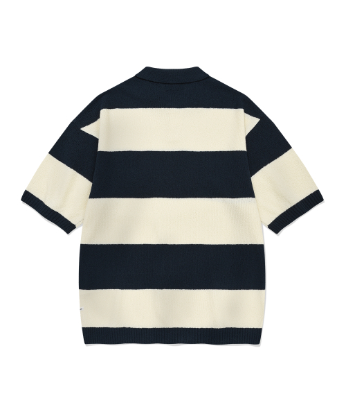 COVERNAT(カバーナット)の「ラグビーハーフニットネイビー(ニット/セーター・レディース・その他・X-SMALL/SMALL/MEDIUM/LARGE/X-LARGE/XX-LARGE)」の2枚目の写真