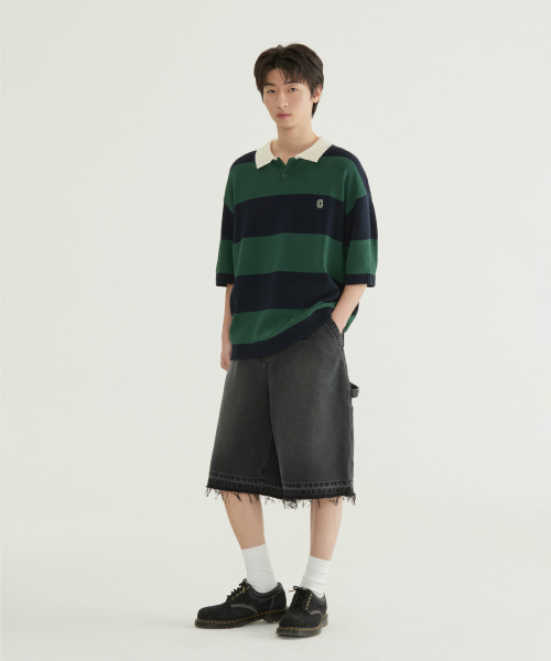 COVERNAT(カバーナット)の「ラグビーハーフニットネイビー(ニット/セーター・レディース・その他・X-SMALL/SMALL/MEDIUM/LARGE/X-LARGE/XX-LARGE)」の4枚目の写真