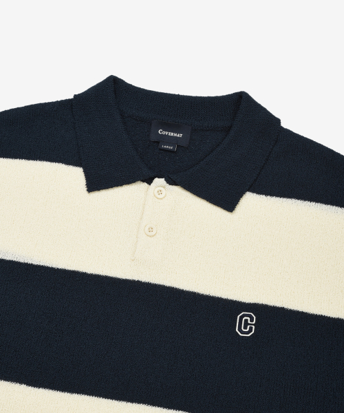 COVERNAT(カバーナット)の「ラグビーハーフニットネイビー(ニット/セーター・レディース・その他・X-SMALL/SMALL/MEDIUM/LARGE/X-LARGE/XX-LARGE)」の6枚目の写真