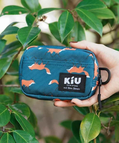 KiU(キウ)の「【KiU and BleuBleuet】KiUウォーターリペレントポーチM(ポーチ・レディース・ブラック/ネイビー/ブラック系その他/ブルー/ブルー系その他/ネイビー系・FREE)」の4枚目の写真