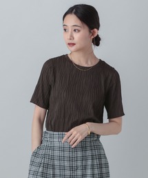 MATINEE LINE/ナミナミストライプ半袖T/658131