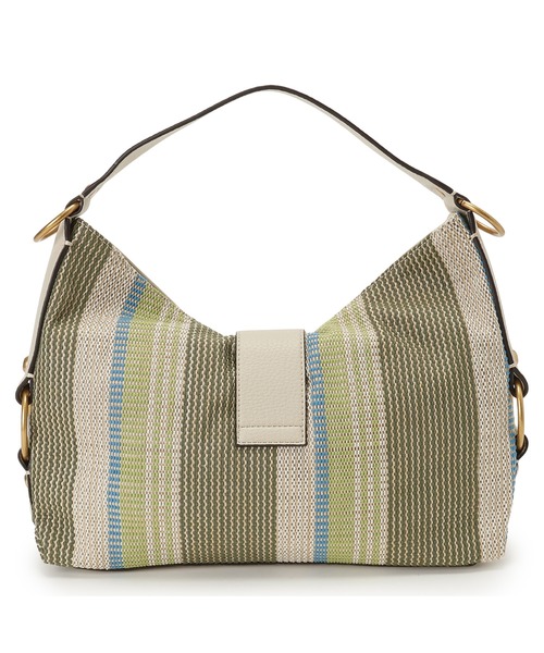Guess(ゲス)の「CAMDEN Shoulder Bag ショルダーバッグ(ショルダーバッグ・レディース・ホワイト×グリーン/ブラウン・ONE SIZE)」の4枚目の写真