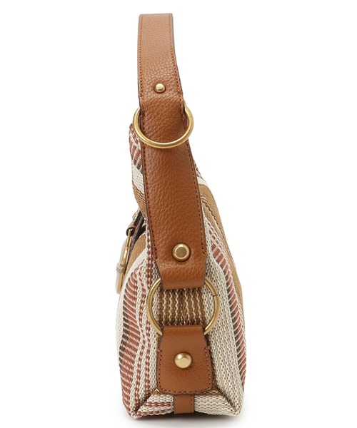 Guess(ゲス)の「CAMDEN Shoulder Bag ショルダーバッグ(ショルダーバッグ・レディース・ホワイト×グリーン/ブラウン・ONE SIZE)」の5枚目の写真