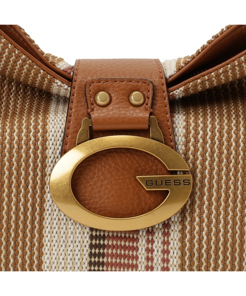 Guess(ゲス)の「CAMDEN Shoulder Bag ショルダーバッグ(ショルダーバッグ・レディース・ホワイト×グリーン/ブラウン・ONE SIZE)」の8枚目の写真