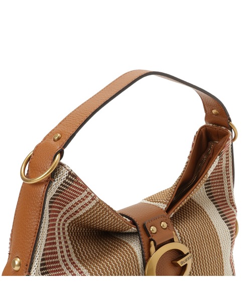 Guess(ゲス)の「CAMDEN Shoulder Bag ショルダーバッグ(ショルダーバッグ・レディース・ホワイト×グリーン/ブラウン・ONE SIZE)」の9枚目の写真