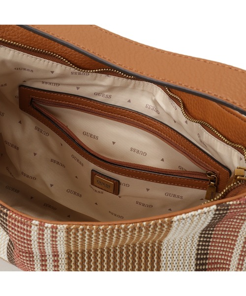 Guess(ゲス)の「CAMDEN Shoulder Bag ショルダーバッグ(ショルダーバッグ・レディース・ホワイト×グリーン/ブラウン・ONE SIZE)」の10枚目の写真
