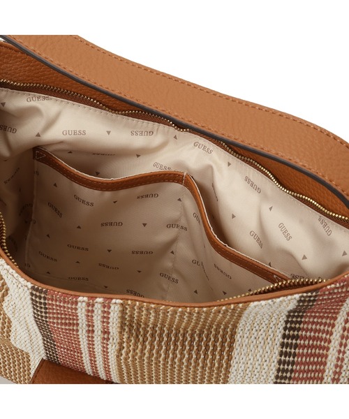 Guess(ゲス)の「CAMDEN Shoulder Bag ショルダーバッグ(ショルダーバッグ・レディース・ホワイト×グリーン/ブラウン・ONE SIZE)」の11枚目の写真