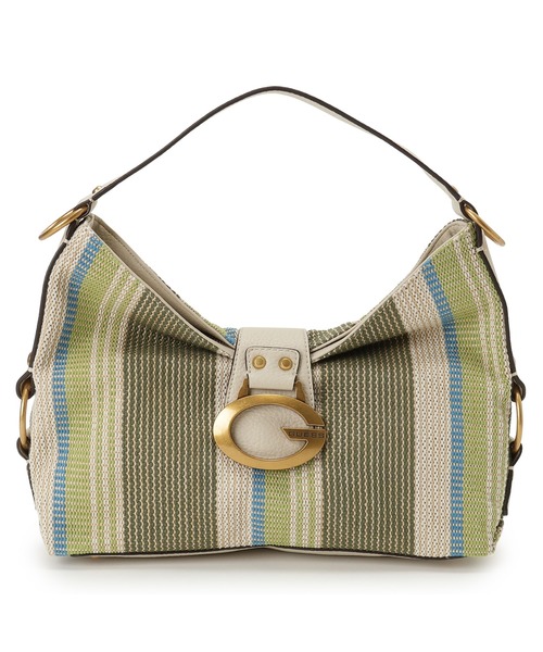 Guess(ゲス)の「CAMDEN Shoulder Bag ショルダーバッグ(ショルダーバッグ・レディース・ホワイト×グリーン/ブラウン・ONE SIZE)」の18枚目の写真