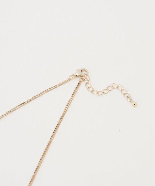 CIAOPANIC（チャオパニック）の「ダイヤデザインネックレス（リング・レディース・ゴールド/シルバー・ONE SIZE）」の3枚目の写真