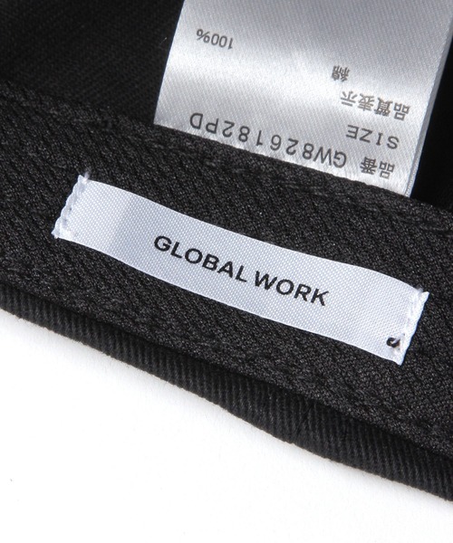 GLOBAL WORK(グローバルワーク)の「ロゴ刺繍CAP/652978(キャップ・レディース・ネイビー/オフホワイト/ブラウン/ブラック・FREE)」の13枚目の写真