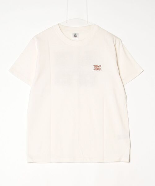 Tom&Jerry(トムアンドジェリー)の「【TOM & JERRY/トムとジェリー】キャラクタープリント半袖Tシャツ(Tシャツ/カットソー・レディース・クリーム/オフホワイト/ブラック/ミント・LARGE/MEDIUM)」の7枚目の写真