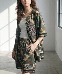【FUBU/フブ】PATCH BASEBALL SHIRTS/パッチ付きベースボールシャツ
