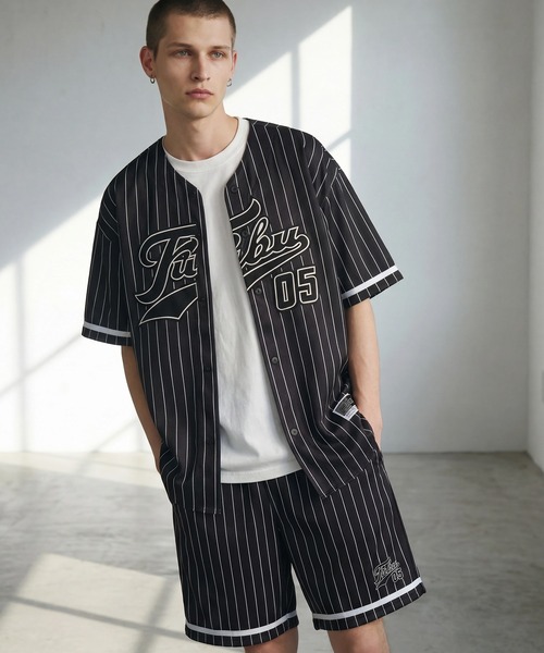 FUBU( フブ)の「【FUBU/フブ】PATCH BASEBALL SHIRTS/パッチ付きベースボールシャツ(シャツ/ブラウス・メンズ・カモフラージュ/ホワイト/ブラック・XL/M/L)」の2枚目の写真