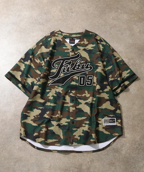 FUBU( フブ)の「【FUBU/フブ】PATCH BASEBALL SHIRTS/パッチ付きベースボールシャツ(シャツ/ブラウス・メンズ・カモフラージュ/ホワイト/ブラック・XL/M/L)」の16枚目の写真