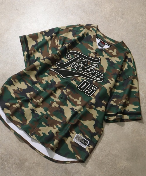 FUBU( フブ)の「【FUBU/フブ】PATCH BASEBALL SHIRTS/パッチ付きベースボールシャツ(シャツ/ブラウス・メンズ・カモフラージュ/ホワイト/ブラック・XL/M/L)」の17枚目の写真