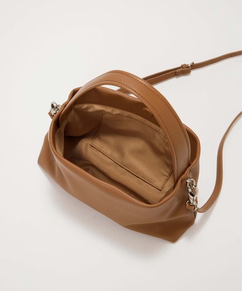 EFOLE(エフォル)の「2Way mini one shoulderbag/2Wayミニワンショルダーバッグ(ショルダーバッグ・レディース・キャメル/ブラック・FREE)」の9枚目の写真