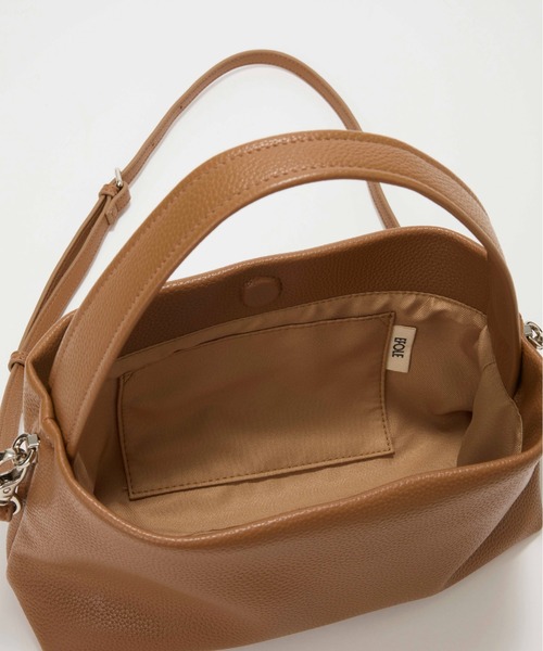 EFOLE(エフォル)の「2Way mini one shoulderbag/2Wayミニワンショルダーバッグ(ショルダーバッグ・レディース・キャメル/ブラック・FREE)」の10枚目の写真