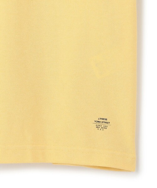 J.PRESS YORK STREET(ジェイプレスヨークストリート)の「【UNISEX】ブルドックワッペン カノコ ポロシャツ(Tシャツ/カットソー・メンズ・グレー系/ライトグリーン系/ネイビー系/ライトグレー系/サックスブルー系/イエロー系・SMALL/MEDIUM/LARGE)」の13枚目の写真