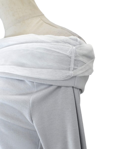 Reurie'（レウリィ）の「オフショルダータートルトップ(saki select)（Tシャツ/カットソー・レディース・ブラック/ブルー/ホワイト・FREE）」の15枚目の写真