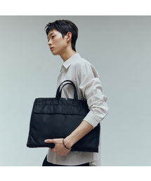 MINDBRIDGE（マインドブリッジ）の「[クロスバッグ可能]ブラックナイロンブリーフバッグ（ビジネスバッグ）」