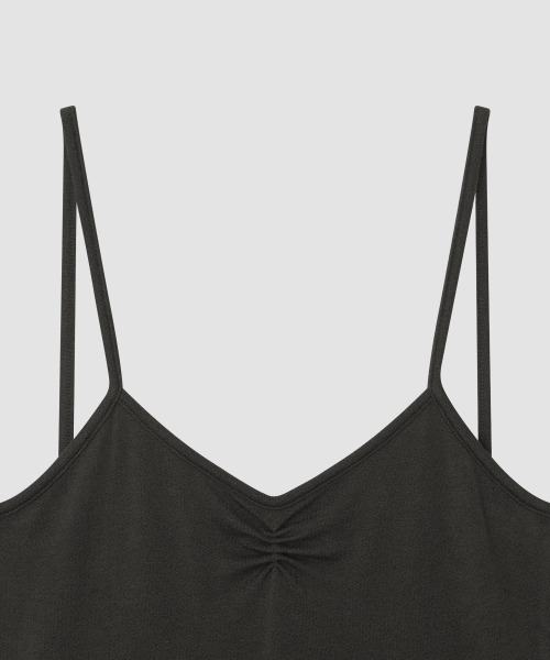THE LILLE(ザ リル)の「Like Shirring Sleeveless T_Charcoal(Tシャツ/カットソー・レディース・その他・FREE)」の4枚目の写真