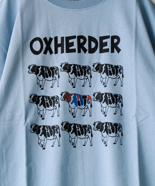 FREDY MAC（フレディーマック）の「【マックT】【OXHERDER】original body T-shirts（Tシャツ/カットソー・メンズ・サックスブルー/ホワイト・L/M/S）」の4枚目の写真
