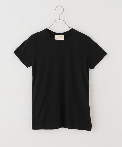 CAROUSE LAMBRA(ケラウズランブラ)の「CAROUSE LAMBRA ケラウズランブラ SS SLIM CREW 261-491(Tシャツ/カットソー・レディース・ブラック/ピンク/ホワイト・FREE)」の3枚目の写真
