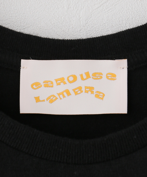 CAROUSE LAMBRA(ケラウズランブラ)の「CAROUSE LAMBRA ケラウズランブラ SS SLIM CREW 261-491(Tシャツ/カットソー・レディース・ブラック/ピンク/ホワイト・FREE)」の10枚目の写真