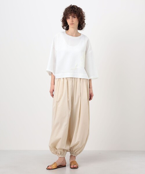 GALERIE VIE(ギャルリー ヴィー)の「コットンタイプライター バルーンパンツ(その他パンツ・レディース・ライトベージュ・36/32)」の10枚目の写真