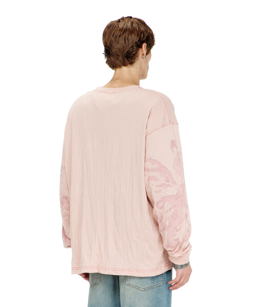 DIESEL(ディーゼル)の「メンズ 長袖Tシャツ T-BOXT-LS-AA4(Tシャツ/カットソー・メンズ・ベージュ系その他/ピンク系その他・LARGE/X-LARGE/SMALL/X-SMALL/XX-LARGE/MEDIUM/XXX-LARGE)」の12枚目の写真
